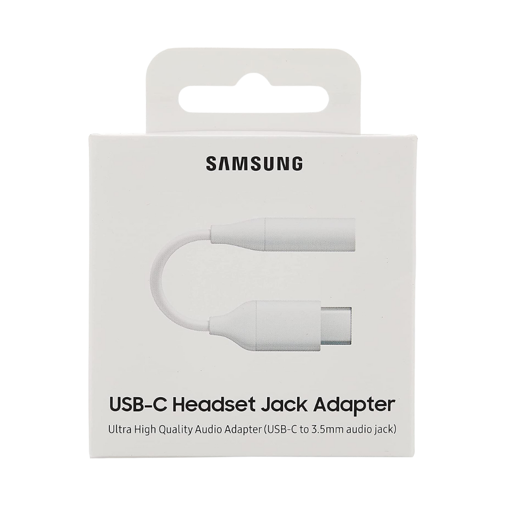 Samsung Adaptador Auriculares Type-C a Jack 3.5mm Blanco
