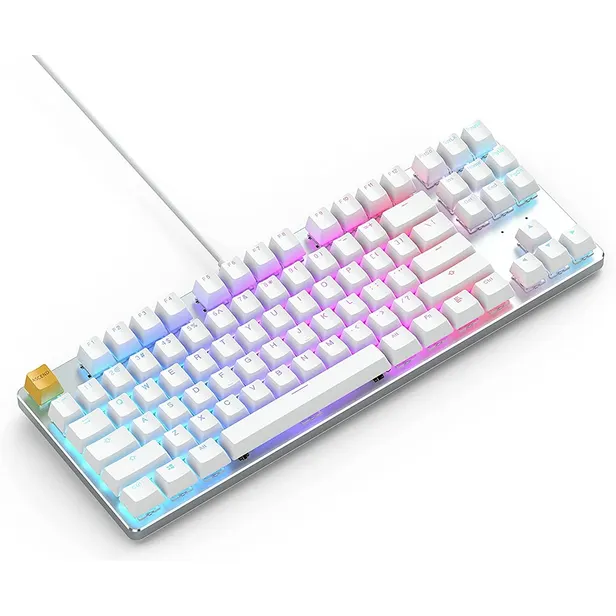 Teclado Gaming Blanco Rgb Clm