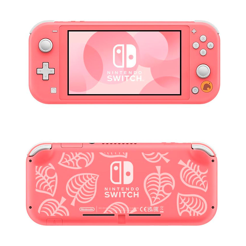 Nintendo Switch Lite Coral Animal Crossing