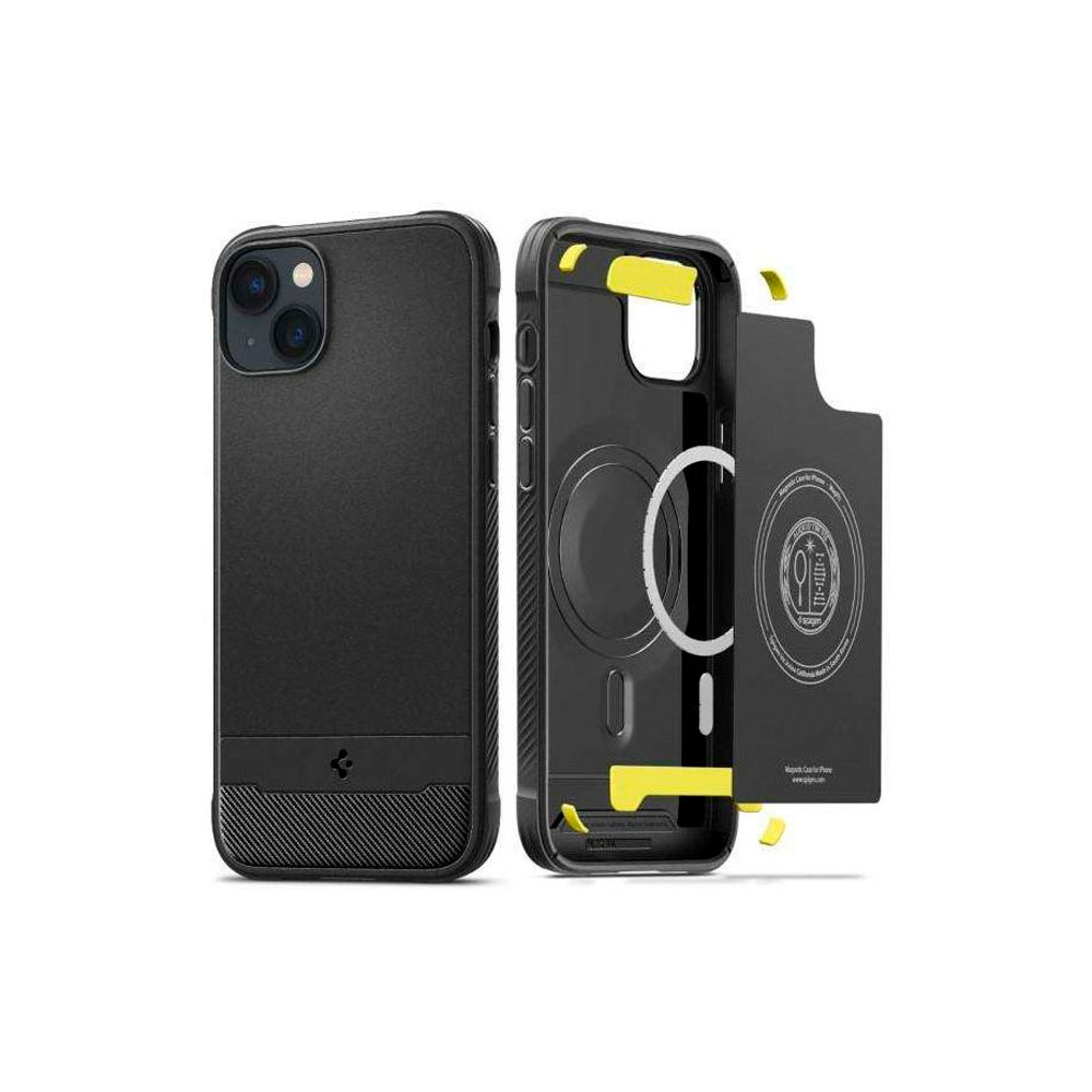 Case Spigen iPh 14 Pro Max Rugged Armor Black 4812