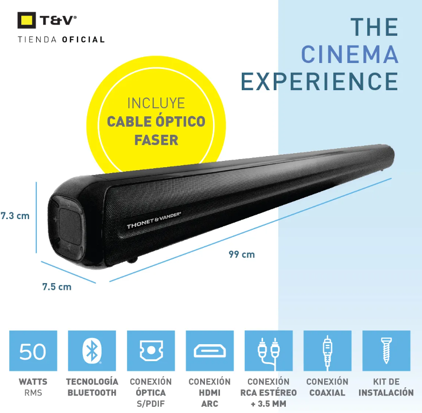 Thonet & Vander Speaker Sound Bar Rohre