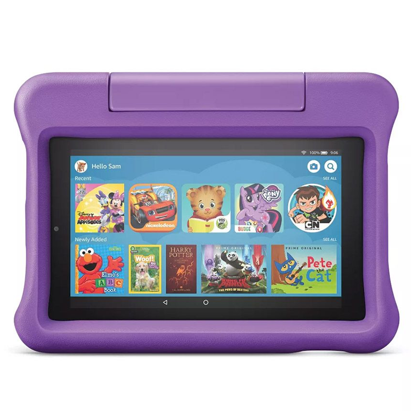 Tab Amazon Fire 7 Kids Edition 12th 16gb Age 3+ Purple Case