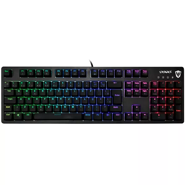 Teclado Gaming Negro Rgb Clm