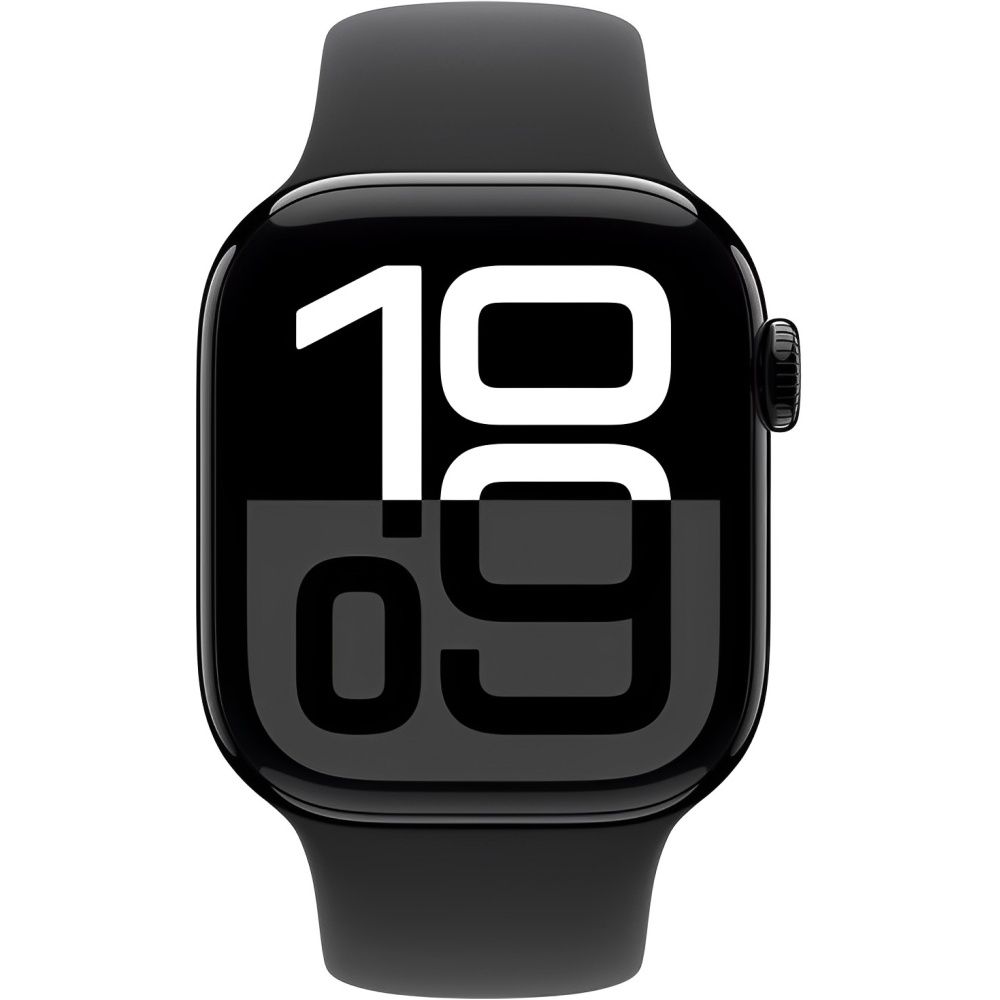 Apple Watch Series 10 46mm Jet Black Al Black SB M/L (MWWQ3LW/A)