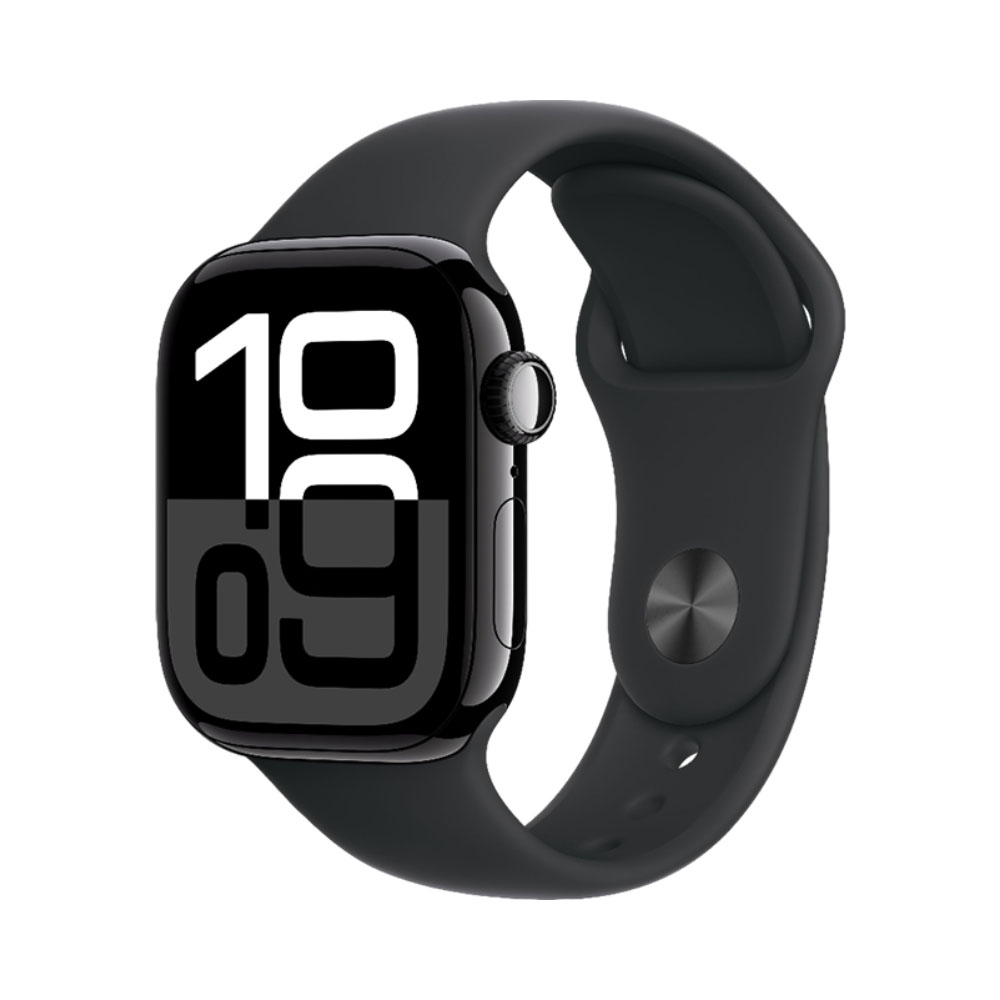 Apple Watch Series 10 42mm Jet Black Al Black SB S/M (MWWE3LW/A)