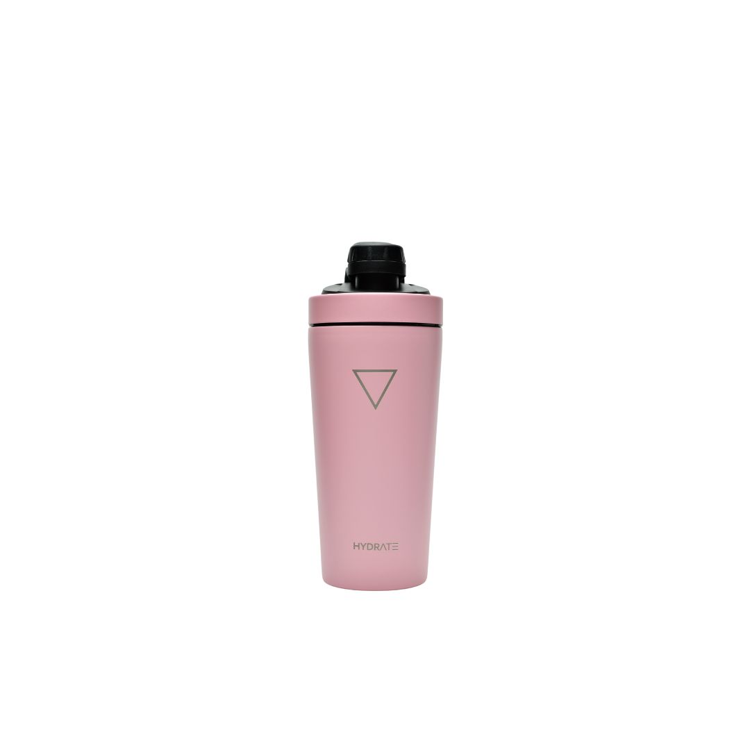 Vaso Shaker Hydrate 591ml Rosado Pastel