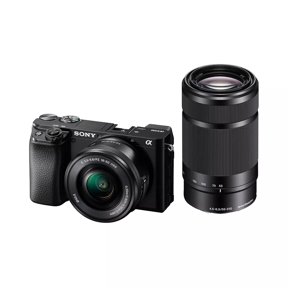 Camara Sony GB A6100 Kit 16-50mm + 55-210mm