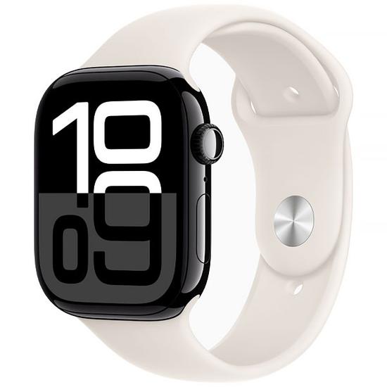 Apple Watch Series 10 46mm Jet Black Al (MWX13LW/A) Starlight SB M/L