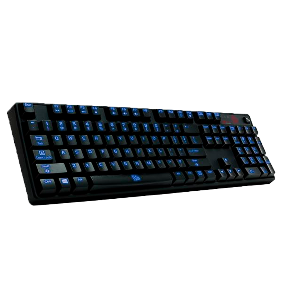 TECLADO GAMER USB POSEIDON Z MECA INGLES THERMAL KB-PIZ-KLBLUS-06 NEG