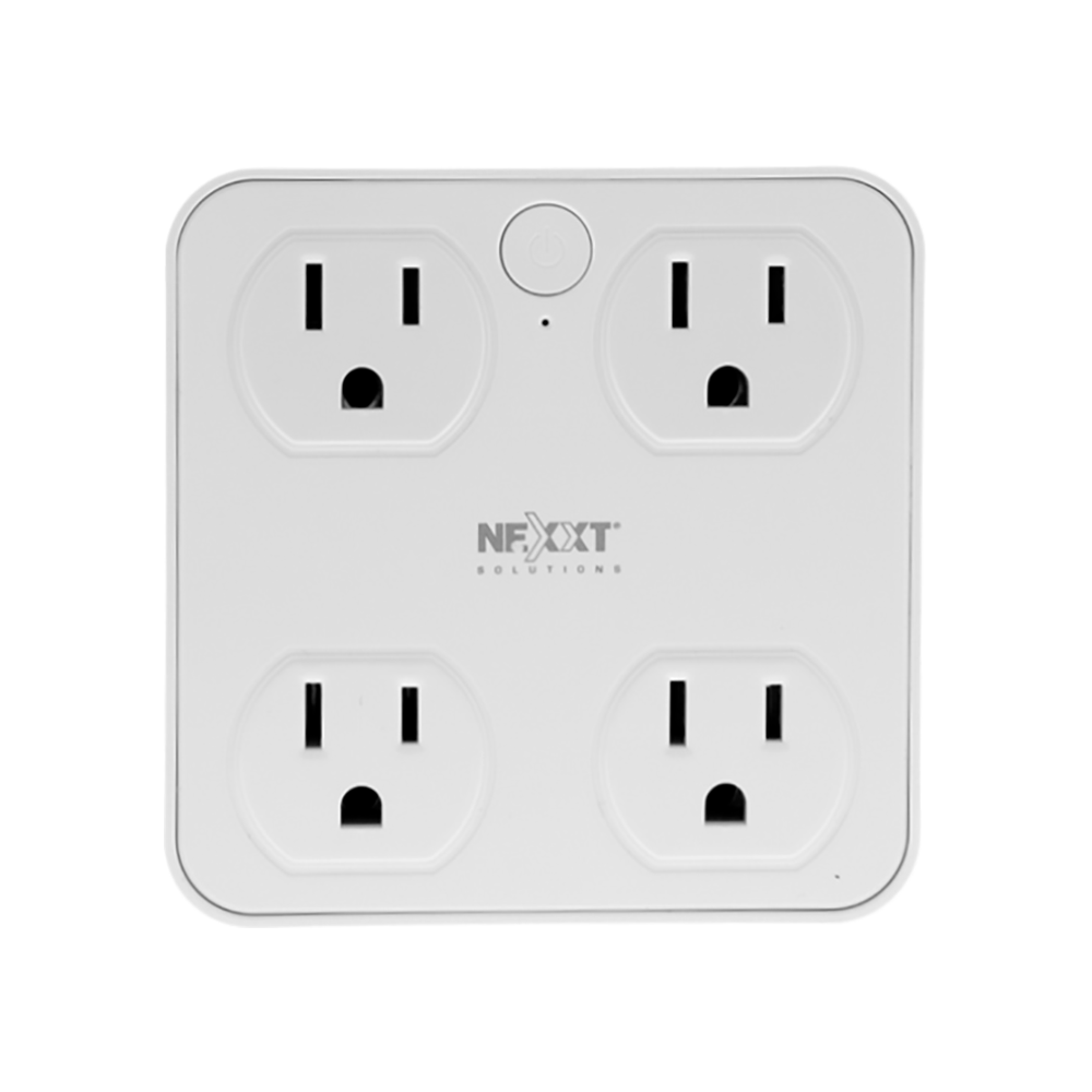 ENCHUFE IOT NEXXT DE 4 TOMAS NEMA + 4 USB/15A/BIVOLT NHP-T610