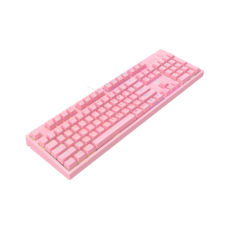 Teclado Gamenote Gamer Pink Kb871l